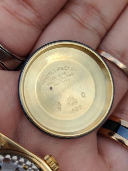 Vintage ROLEX Oyster Perpetual Ref.1005 14k Solid Gold  รูปที่ 18