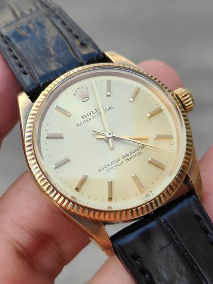 Vintage ROLEX Oyster Perpetual Ref.1005 14k Solid Gold  รูปที่ 2