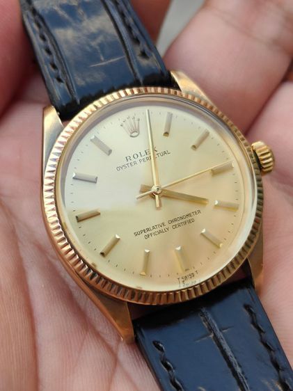 Vintage ROLEX Oyster Perpetual Ref.1005 14k Solid Gold  รูปที่ 4