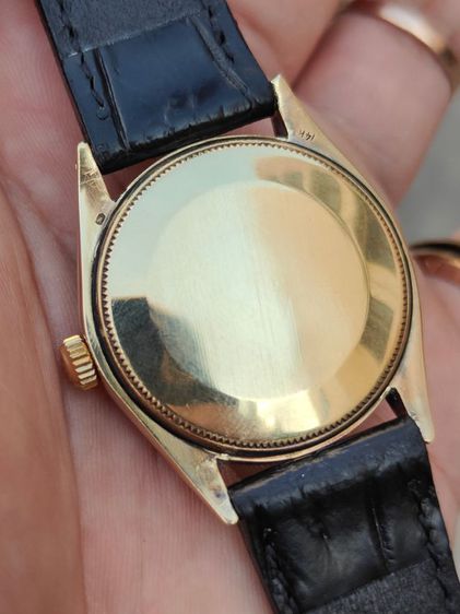Vintage ROLEX Oyster Perpetual Ref.1005 14k Solid Gold  รูปที่ 8