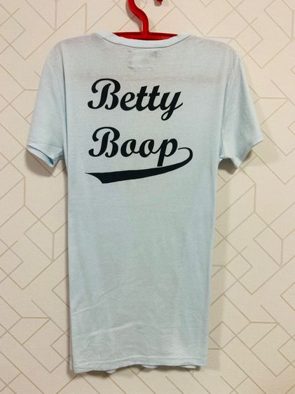เสื้อยืด BETTY BOOP แท้ 💯 size 1 ขนาดวัดจริง อก 21 ยาว 27.5 สภาพใหม่มาก ดีเทลสกีน่าจมสวย  ทรงสวย เนื้อผ้าบางนิ่มมาก หายากน่าสะสมครับ รูปที่ 6