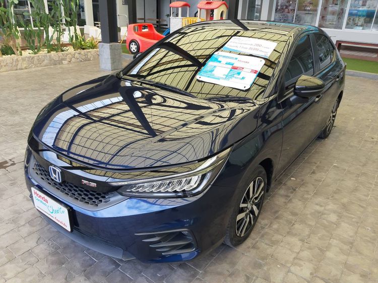 Honda City 2020 1.5 e:HEV RS Sedan ไฮบริด ไม่ติดแก๊ส เกียร์อัตโนมัติ น้ำเงิน รูปที่ 3