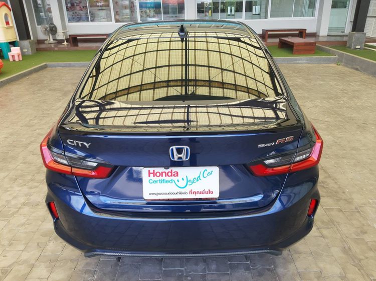 Honda City 2020 1.5 e:HEV RS Sedan ไฮบริด ไม่ติดแก๊ส เกียร์อัตโนมัติ น้ำเงิน รูปที่ 4