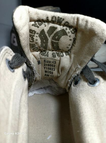 YELLOWCAB NEW YORK, YCNY, Men's 43EU(28.0cm) Original ของแท้ มือ 2 สภาพใกล้เคียงของใหม่, รองเท้า YCNY ผ้าใบ พื้นเต็ม ไม่มีตำหนิใดๆ สวยมาก รูปที่ 18