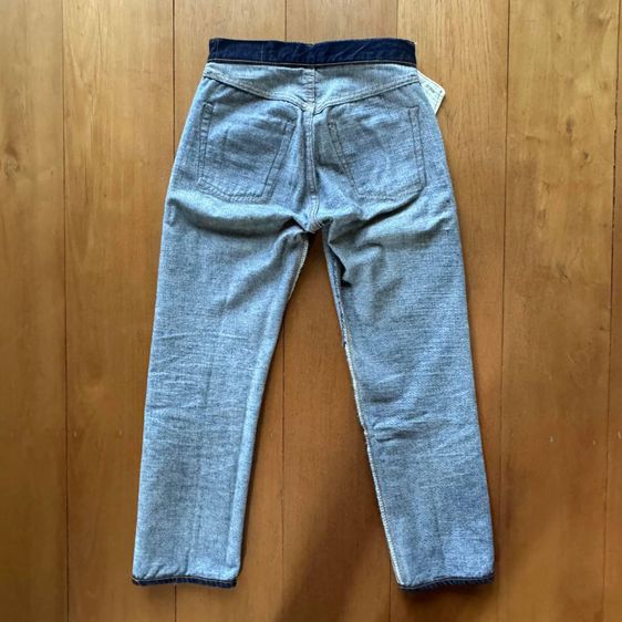 True Vintage Levi's 501 ริมแดง Big E V Stitch เอว Single A Type W29 L29 Made in U.S.A. กระดุมเม็ดบนตอกเบอร์ 8 รูปที่ 15