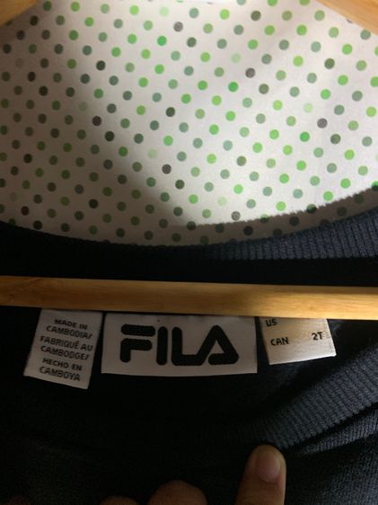 เสื้อกันหนาว Fila big logo รูปที่ 4