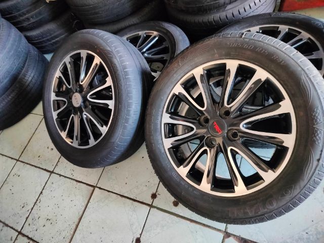 ล้อแม็กโตโยต้าวีออสขอบ15 4รูพร้อมยาง รูปที่ 2