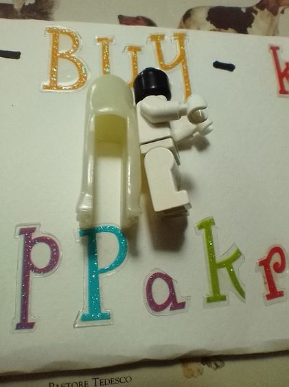 มือสองของแท้ LEGO Minifigure Classic Ghost Glow in dark รูปที่ 8