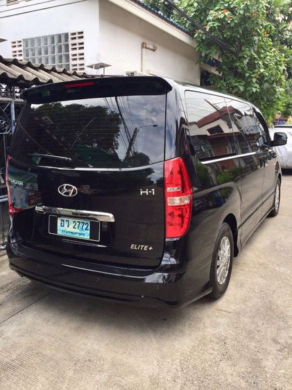 Hyundai H-1  2016 2.5 Elite Plus Van ดีเซล ไม่ติดแก๊ส เกียร์อัตโนมัติ ดำ รูปที่ 3