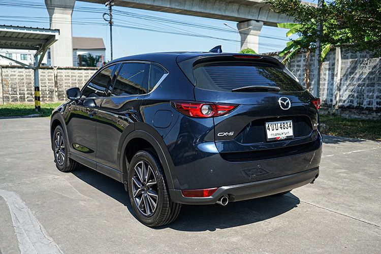 Mazda CX-5 2018 2.2 XD Sedan ดีเซล ไม่ติดแก๊ส เกียร์อัตโนมัติ น้ำเงิน รูปที่ 3