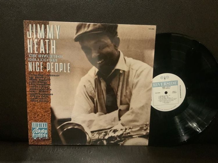 ภาษาอังกฤษ ขายแผ่นเสียงแจ๊สเทเนอร์แซ็กโซโฟน Jimmy Heath Nice People The Riverside Collection USA LP ส่งฟรี