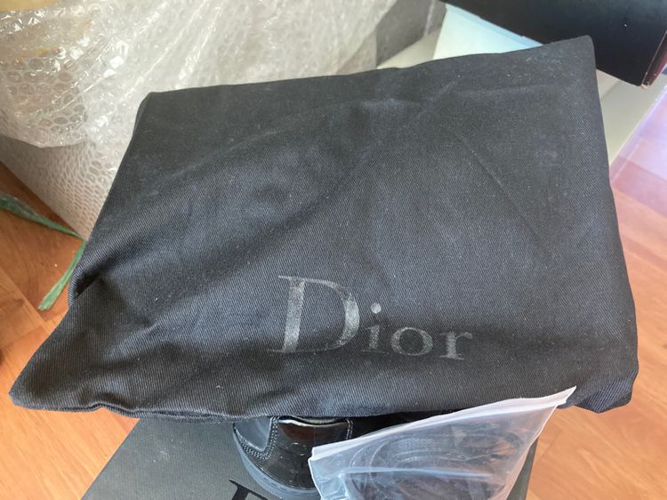 รองเท้าผ้าใบ Dior สีดำ ไซส์ 39 สภาพดี กล่อง อปก. ครบ รูปที่ 12