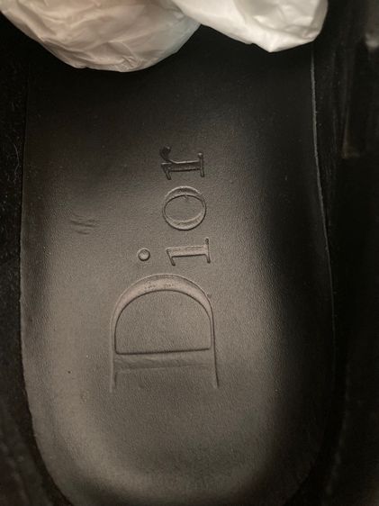 รองเท้าผ้าใบ Dior สีดำ ไซส์ 39 สภาพดี กล่อง อปก. ครบ รูปที่ 5