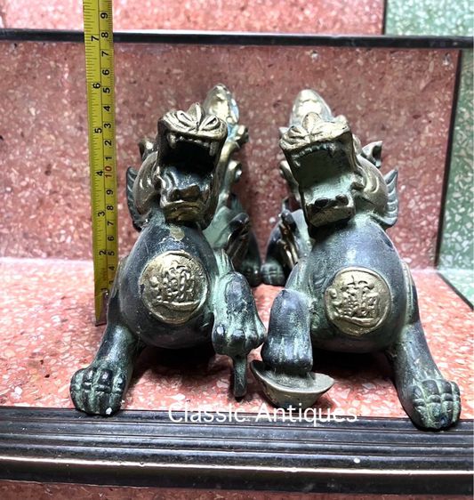 ปี่เซียะมีปีก ทองเหลืองสะสม รูปที่ 2