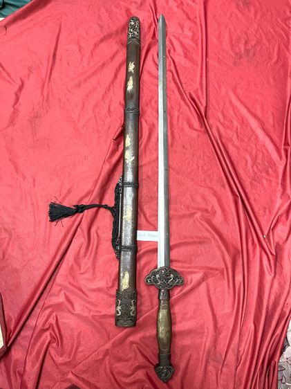 ดาบตรง ลายกะไหล่เงิน สะสมA9 รูปที่ 2