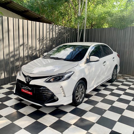 Toyota Vios 2019 1.5 Mid Sedan เบนซิน ไม่ติดแก๊ส เกียร์อัตโนมัติ ขาว รูปที่ 4