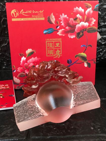 ❌ขายแล้ว❌ดอกโบตั๋นคริสตัล Crystal Flower Peony Wondrous Bloom Liuli Gongfang ใหม่พร้อมกล่อง รูปที่ 17
