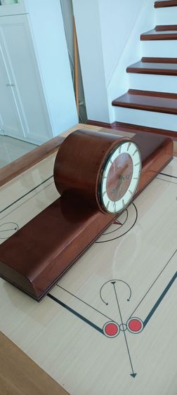 นาฬิกาไขลาน ทรงclassic (German) โบราณ ทำจากไม้ โอ๊ค(OAK Wood) ของเก็บสะสม หายาก Rare Item  ขนาด 12 x 62 x 22.5 Cm.ราคาพิเศษ รูปที่ 4
