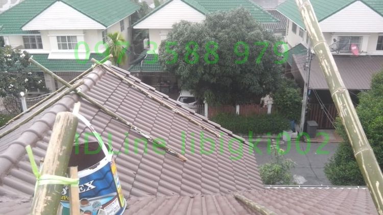 เรามีบริการรับทำเหมาทำสีอาคาร-บ้าน-กันรั่วซึมดาดฟ้า รูปที่ 17