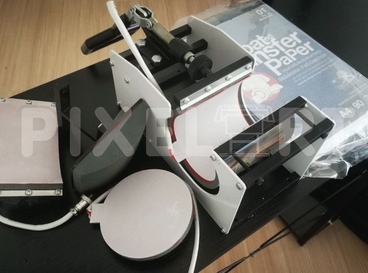 ชุดเครื่องสกรีนเสื้อ แก้ว จาน หมวก รุ่น 4in1 พร้อมเครื่องเข้าเล่มสันกาว รูปที่ 3