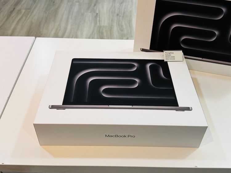 Macbook Pro  M3 14.2 นิ้ว Ram 8 SSD 1TB ตัว  Top Space Gray  ของใหม่ ประกันศูนย์ไทย 1 ปีเต็ม 58900 บาท รูปที่ 3