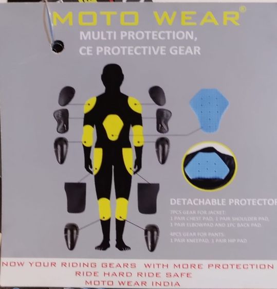 Motowear Nightout Jacket - CE protection - M size - All seasons รูปที่ 3