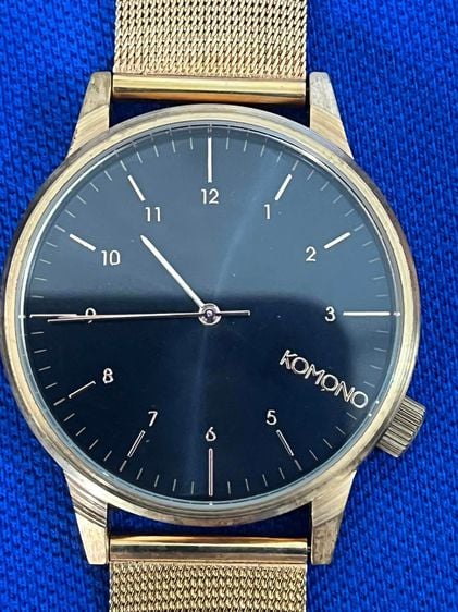 KONOMO- Winston Royale Rose Gold Black  นาฬิกาจากประเทศเบลเยียม ขนาด 42 มิลไม่รวมมเม็ด ระบบถ่าน ตัวเรือนและสายสแตนเลสสีโรสโกล์ด สภาพใหม่  รูปที่ 3