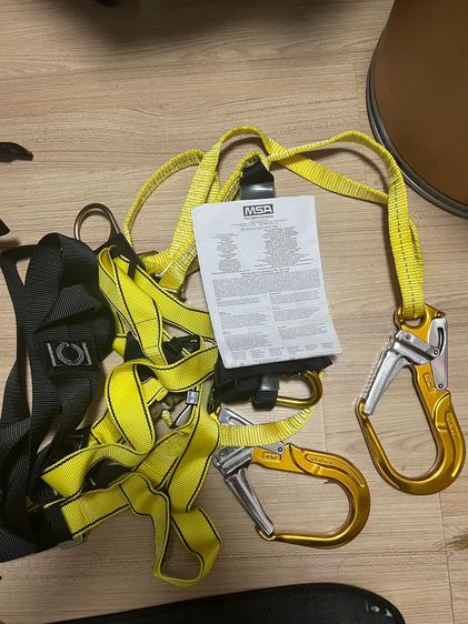 เข็มขัดนิรภัยแบบเต็มตัว (Full Body Harness) 2 ตะ ขอ MSA รูปที่ 5