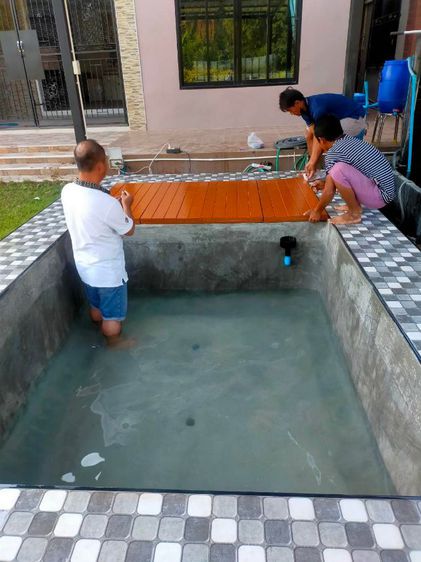 รับซ่อมบ่อรั่ว บ่อร้าว ทำน้ำพุ ดูแลปลาคาร์ฟ.รับแก้ระบบกรองปลาคาร์ฟ รูปที่ 7