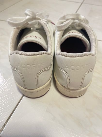Lacoste แท้ รองเท้าผ้าใบสีขาว เบอร์ 37 รูปที่ 5