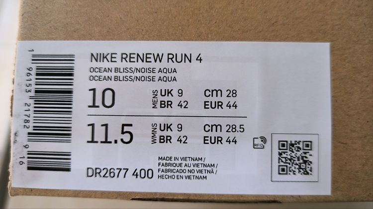 มือ1 Nike Renew Run4 ของแท้พร้อมกล่อง รูปที่ 9
