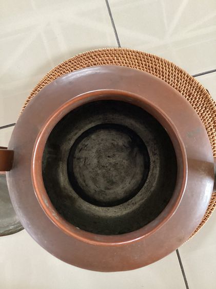 กาทองแดงเก่า ทรงอ้วน copper kettle รูปที่ 3