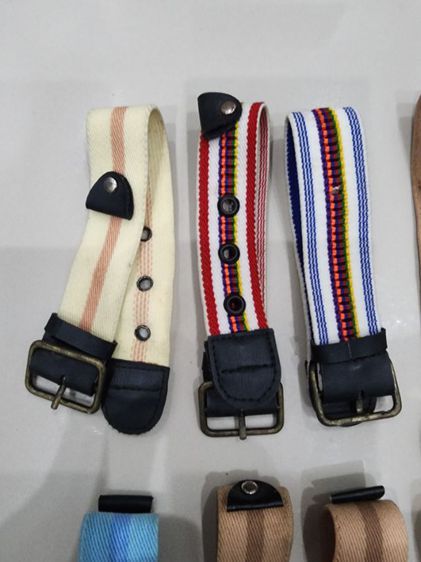 ราคาต่อ 10 เส้น สาย ผ้า ยุค 90 รุ่นเก่า เดิมๆ ของใหม่ เก่าเก็บ สภาพดี  รูปที่ 5