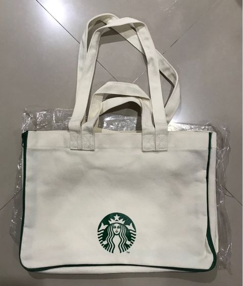 กระเป๋าผ้า Starbucks ของแท้ ของใหม่ รูปที่ 3