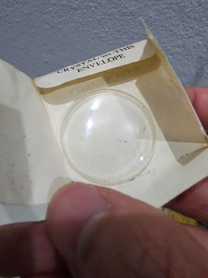 อะไหล่นาฬิกา กระจกสโนลอย เก่าเก็บ เดิมๆ มีหลายขนาด รุ่นเก่า หายาก มีหลายยี่ห้อ  พร้อมส่ง รูปที่ 6