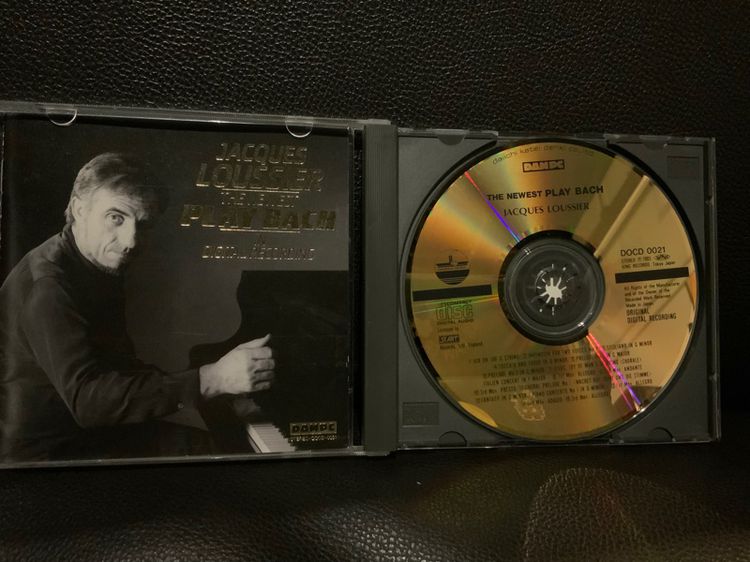 ขายแผ่นซีดีแจ๊สแผ่นทองทรีโอบันทึกเยี่ยม Jacques Loussier The Newest Play Bach In Digital Recording Paddle Wheel GOLD CD Rare ส่งฟรี รูปที่ 2