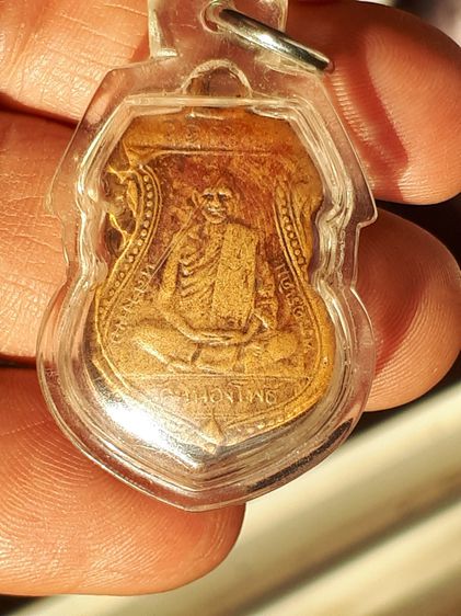 เหรียญเสมา หลวงพ่อเดิม วัดหนองโพ รุ่นแรก ปี พ.ศ.2470 เนื้อทองแดง สภาพใช้ เนื้อเดิมๆ ลักษณะเหรียญจะบาง เนื้อทองแดงแห้งและเก่า สีจะออกนำตาลอมเ รูปที่ 5