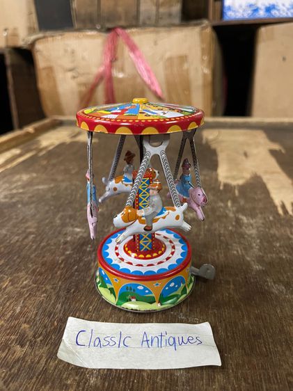 ม้าหมุน ของเล่นสังกะสีสะสมA13 รูปที่ 2