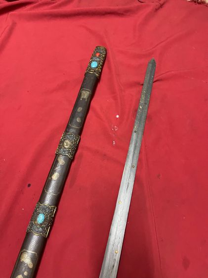 ดาบจีน ลวดลายกะไหล่เงินA11 รูปที่ 4