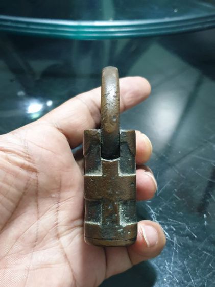 แม่กุญแจเก่า ผลิตจากประเทศอังกฤษ เก่าตามสภาพ ไม่มีลูกกุญแจ รูปที่ 8