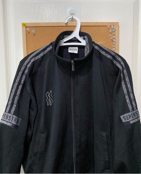 เสื้อวอร์มสีดำ แบรนด์ Mizuno Superstar  รูปที่ 5