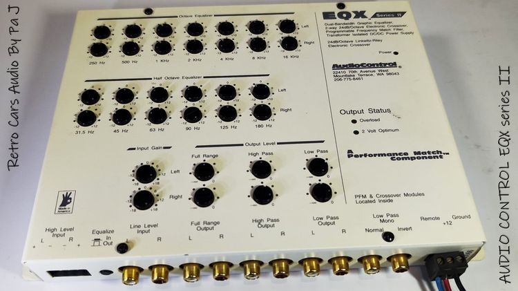 เครื่องเสียงรถยนต์ Audio Control EQX Series II รูปที่ 2