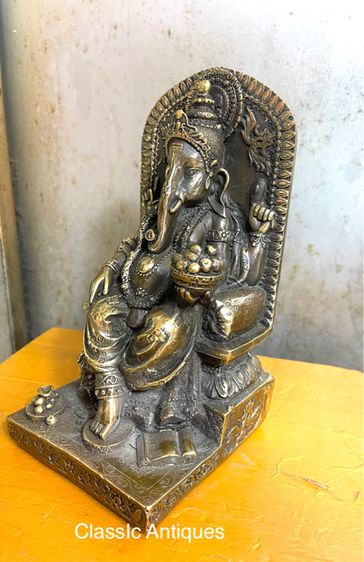 พระพิฆเนศทองเหลือง A1 รูปที่ 3