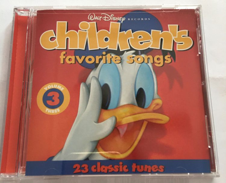 ภาษาอังกฤษ ซีดีเพลงเด็ก Walt Disney Children's favorite songs