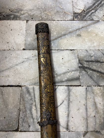 ดาบญี่ปุ่น ลายม้ามงคล กะไหล่เงินA2 รูปที่ 8