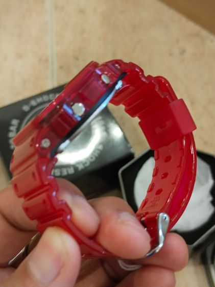 นาฬิกา casio รุ่น dw-5600sb-4dr 3229 สีแดง ของแท้ รูปที่ 8