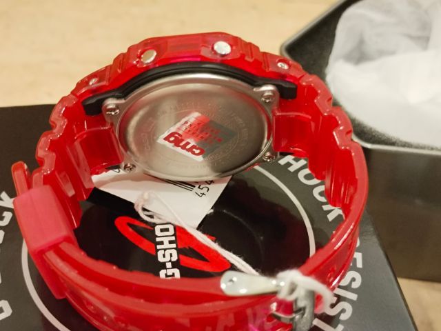 นาฬิกา casio รุ่น dw-5600sb-4dr 3229 สีแดง ของแท้ รูปที่ 5