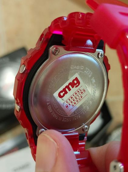 นาฬิกา casio รุ่น dw-5600sb-4dr 3229 สีแดง ของแท้ รูปที่ 2