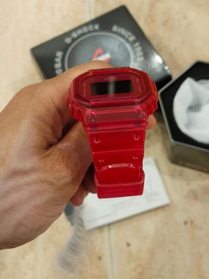 นาฬิกา casio รุ่น dw-5600sb-4dr 3229 สีแดง ของแท้ รูปที่ 11