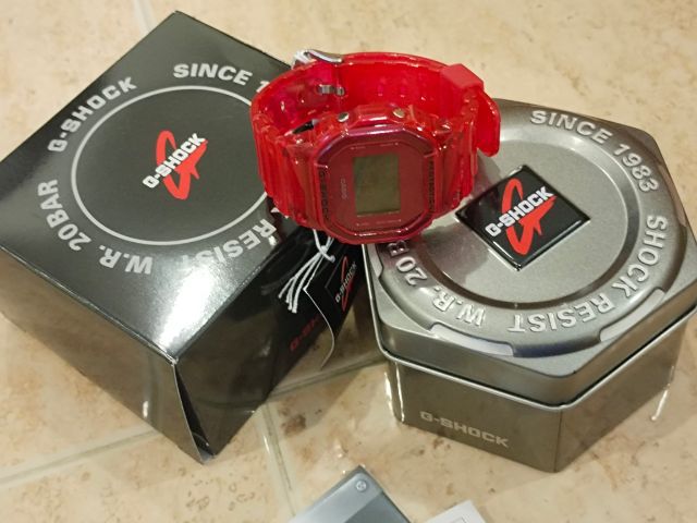 นาฬิกา casio รุ่น dw-5600sb-4dr 3229 สีแดง ของแท้ รูปที่ 14